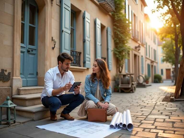 golden-hour-bordeaux-couple-renovation-plans